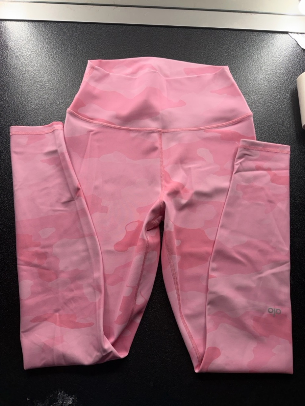 ALO Yoga Pink Camo High-Waist Leggings